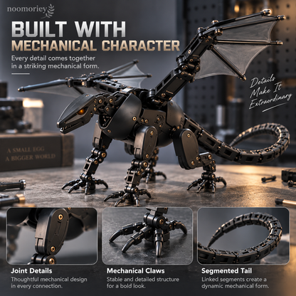 NEW ARRIVAL🥚🐉 DragonMorph – Egg to Dragon Transforming Mechanical Toy
