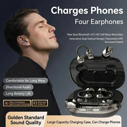 ⚡Wireless Earbuds with Power Bank Case