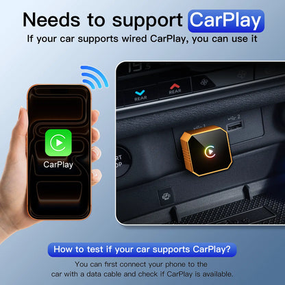 Aimoon Mini Wireless CarPlay & Android Auto Adapter 2026