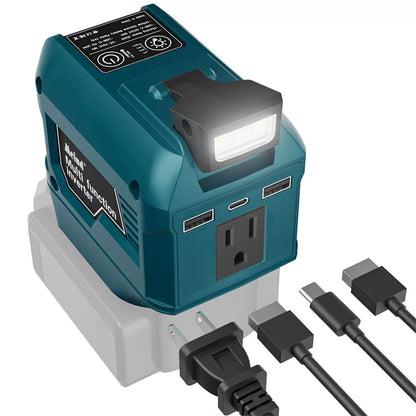 ⚡ 250W Portable Power Inverter – Turn 18V–21V Tool Batteries Into 220V AC Power 🔋