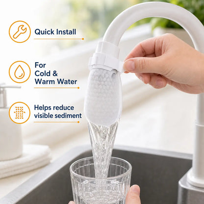 🔥 Cotton Faucet Filter Bags – Sediment & Splash Filter