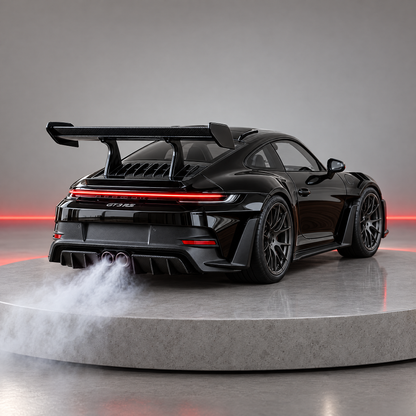 🏎️ Track-Inspired Sports Car Display Model – Exhaust Mist Effect Collector Decor
