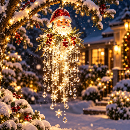 ❄️✨Crystal Cascade Christmas Snowflake LED Hanging Light✨