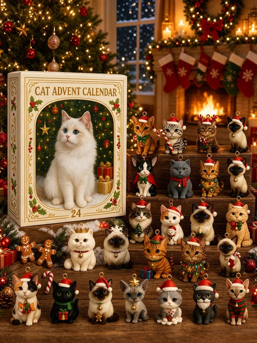 🔥Advent Calendar 2026 Cat Advent Calendar Giftfor Adults Friends Cat Owners and Lovers Christmas Holiday Countdown Gift