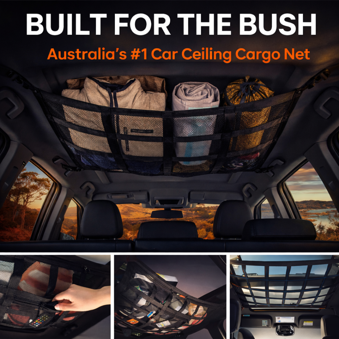 💕🚗NEW-Car Ceiling Storage Net Pocket