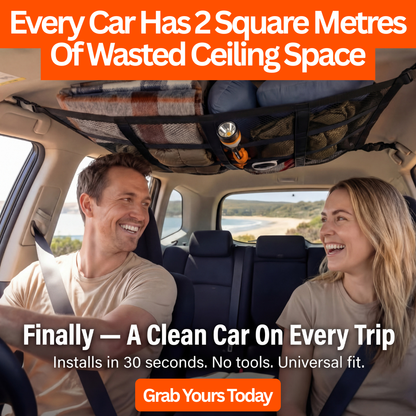 💕🚗NEW-Car Ceiling Storage Net Pocket