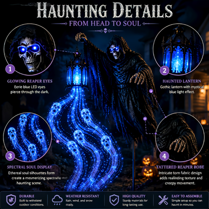 🎁Today 50% OFF🎁💀Halloween Soul Harvester Animated Garden Light