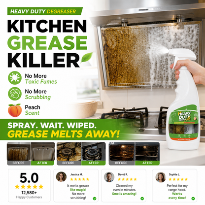 🏆Heavy Duty Kitchen Degreaser Spray