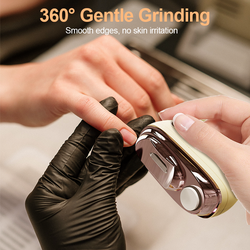 💅2-in-1 Electric Nail Trimmer & Buffer – Smart Safe Nail Clipping & Polishing