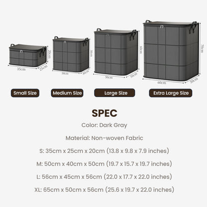 ⚡ Foldable Storage Tote – Waterproof, Dustproof, Big & Portable