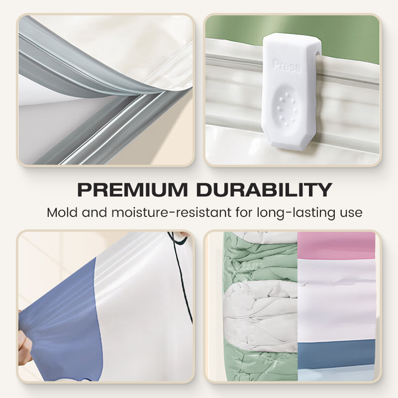 🥳LAST DAY BUY 2 GET 1 FREE!!💞50K+ SOLD!🧳💨 No‑Pump Vacuum Storage Bags