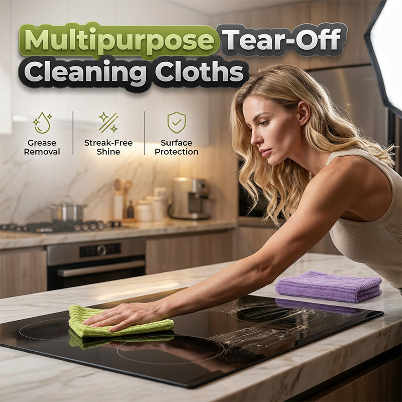 🗞️Multipurpose Reusable Tear-Off Cleaning Cloth Roll