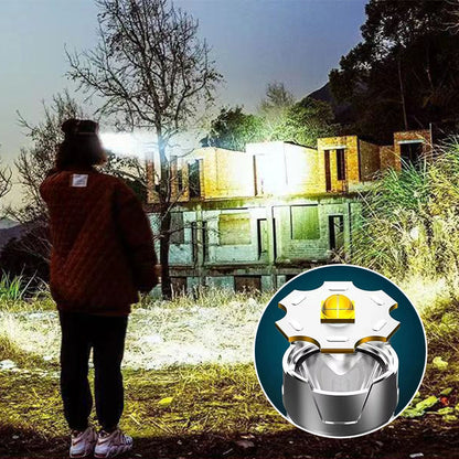 💡 [Bright Gift: Hot Sale 80% OFF👍 – Limited Time!⏰] Portable Waterproof Smart LED Headlamp – Outdoor Fishing Essential, Motion Sensor, USB Charging. Hands-Free & Reliable