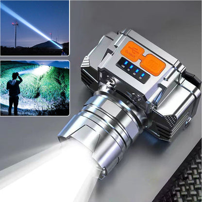 💡 [Bright Gift: Hot Sale 80% OFF👍 – Limited Time!⏰] Portable Waterproof Smart LED Headlamp – Outdoor Fishing Essential, Motion Sensor, USB Charging. Hands-Free & Reliable