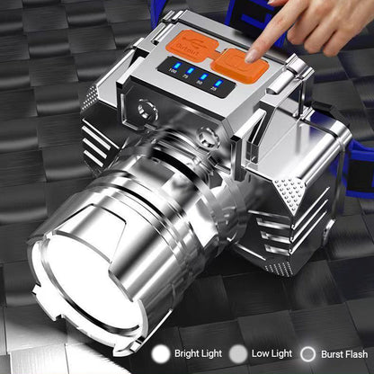 💡 [Bright Gift: Hot Sale 80% OFF👍 – Limited Time!⏰] Portable Waterproof Smart LED Headlamp – Outdoor Fishing Essential, Motion Sensor, USB Charging. Hands-Free & Reliable