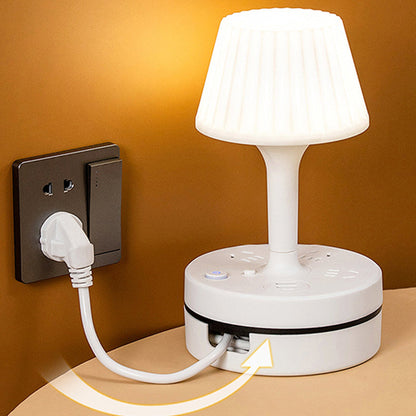 💡🔌 Bedside Lamp with Charging Station – 3-in-1 Nightstand Light, Power & Style ✨