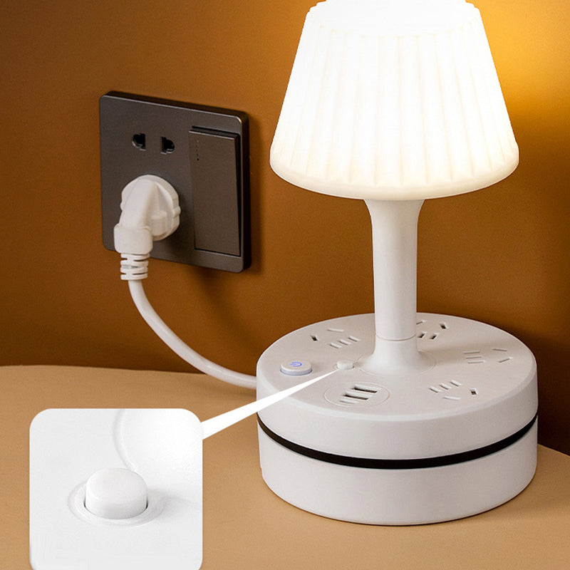 💡🔌 Bedside Lamp with Charging Station – 3-in-1 Nightstand Light, Power & Style ✨
