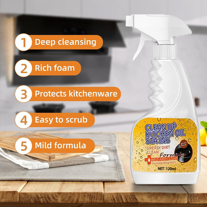 🏆 Powerful degreasing spray for the kitchen – Quick degreasing🏆