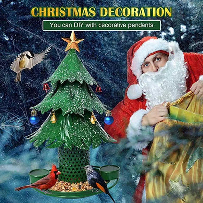 🥰 New Hot Sales - 50% OFF 🎄Christmas Tree Bird Feeder 🐦Festive Garden Decor for BirdLovers ✨