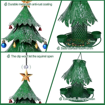 🥰 New Hot Sales - 50% OFF 🎄Christmas Tree Bird Feeder 🐦Festive Garden Decor for BirdLovers ✨