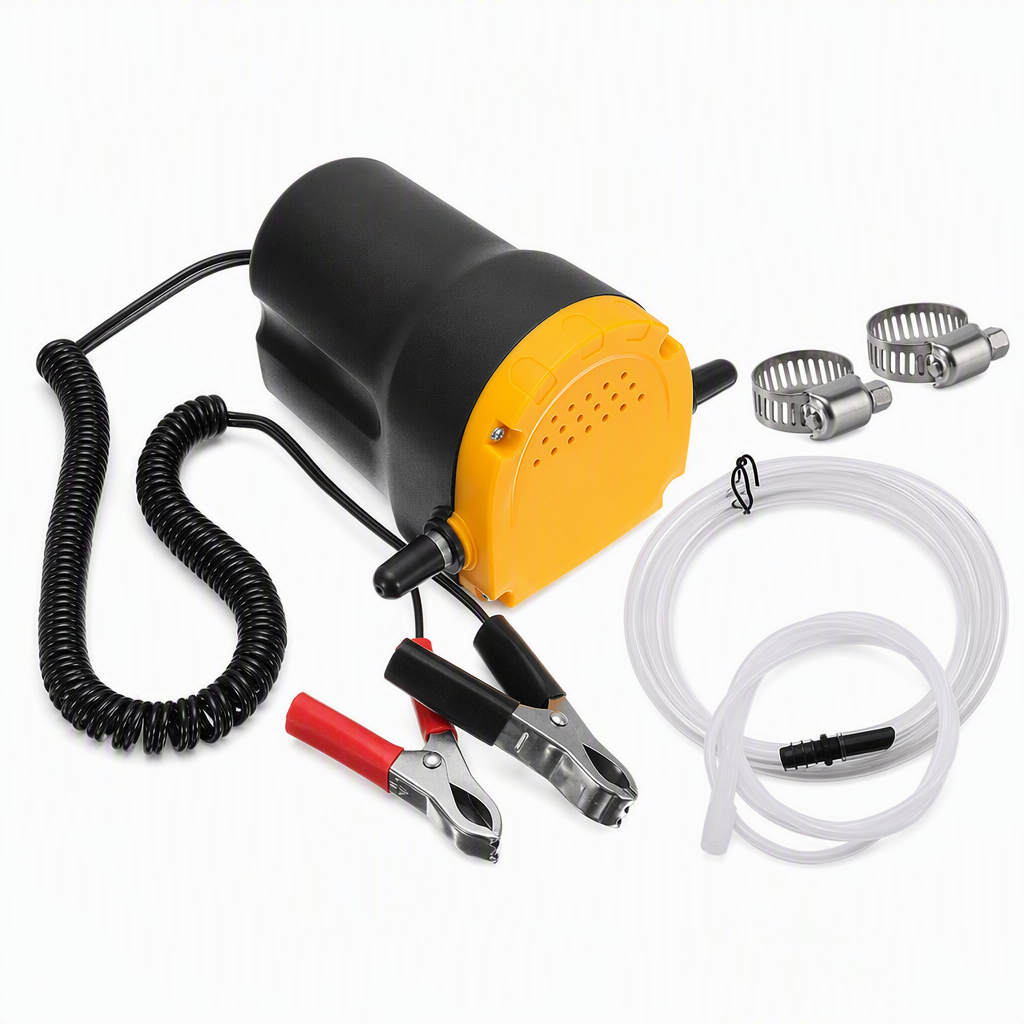 🔧 12V/24V Electric Oil Transfer Pump – Self-Priming Fluid Extractor