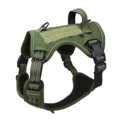 🎀Outdoor Heavy-Duty Adjustable No-Pull Dog Harness with Control Handle