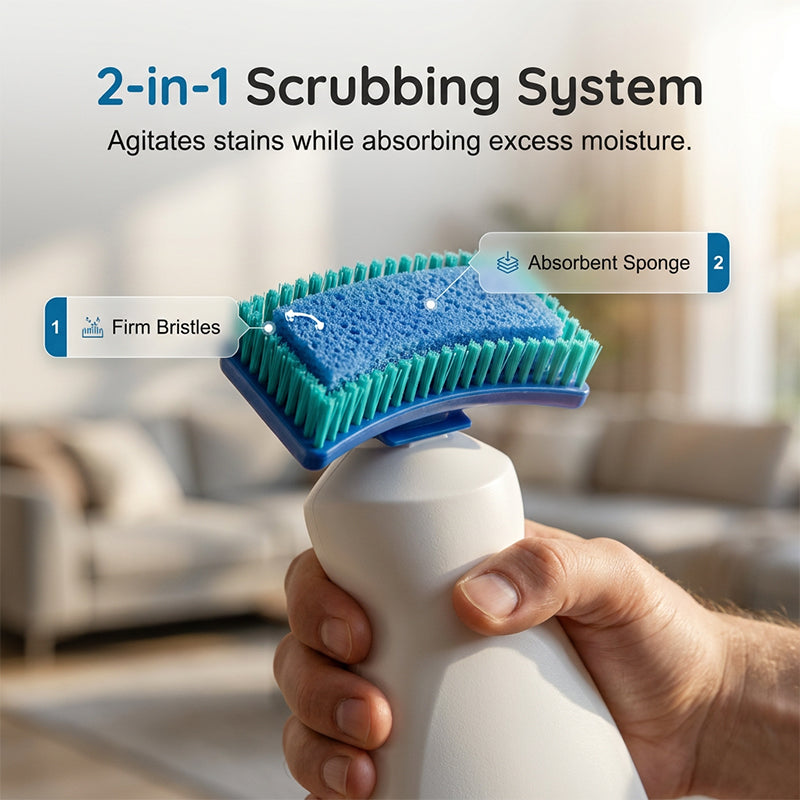 🔥No-Wash Carpet & Sofa Cleaner with Brush