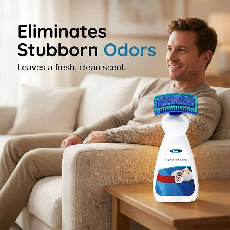 🔥No-Wash Carpet & Sofa Cleaner with Brush