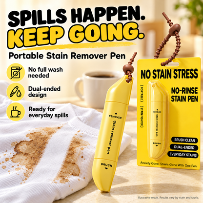 🤍Portable Dual-Head Stain Remover Pen
