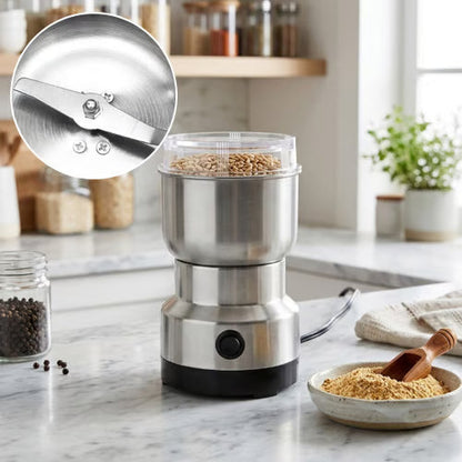 🎀🔥 High-Speed Stainless Steel Grain Grinder