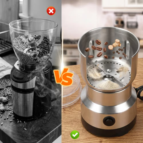 🎀🔥 High-Speed Stainless Steel Grain Grinder