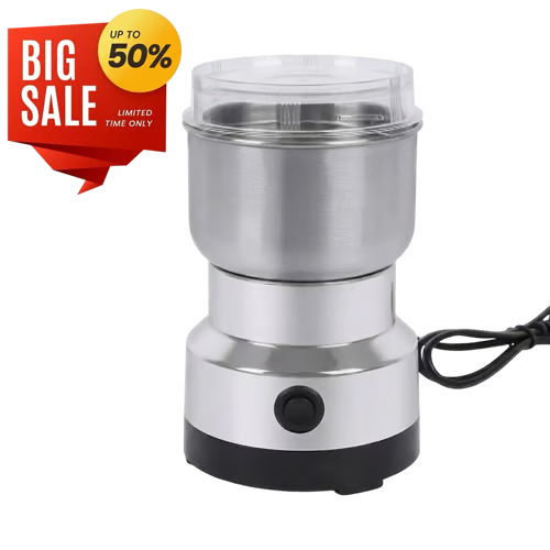 🎀🔥 High-Speed Stainless Steel Grain Grinder